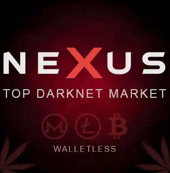 Logo of Nexus Market on a dark background